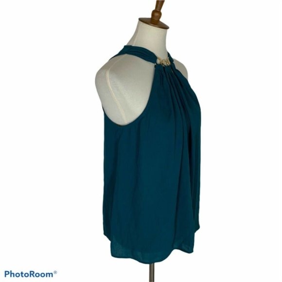 Michael Kors Womens Blouse Blue Sz M - Picture 5 of 11